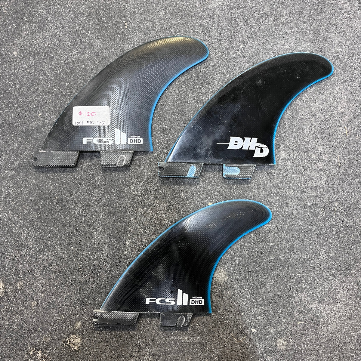 FCS2 DHD PG tri fins
