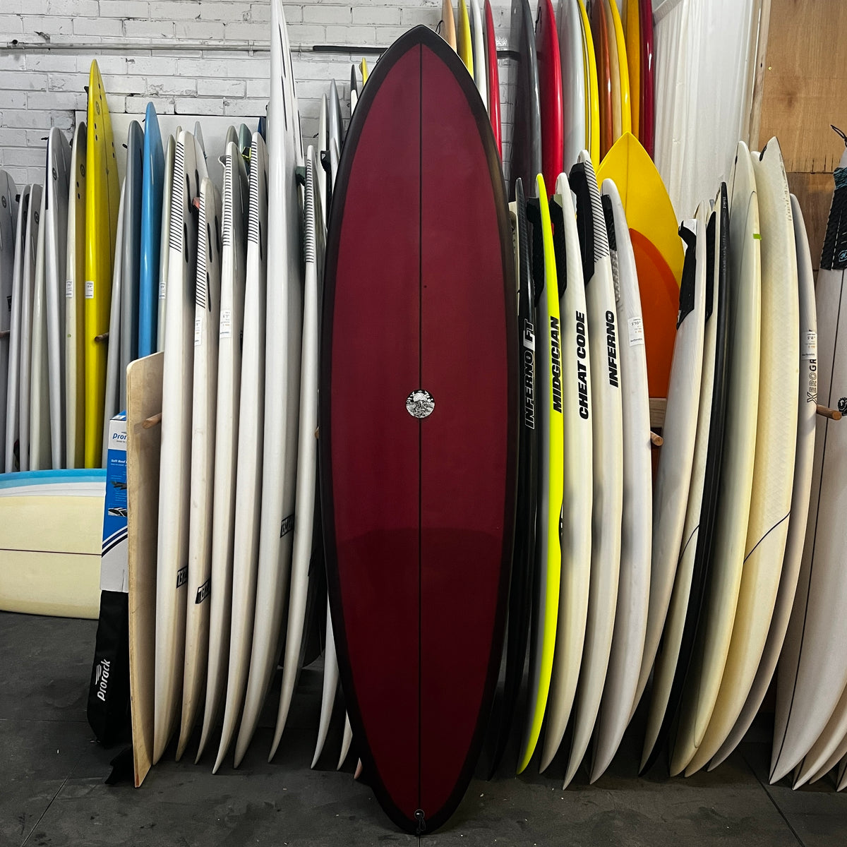 Oke midlength twin pin 6'10"
