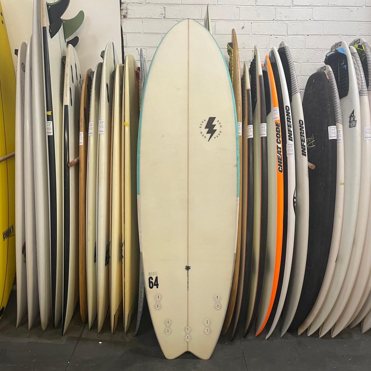 Bom Bora EPS Hybrid Softboard - Fish 6'4"