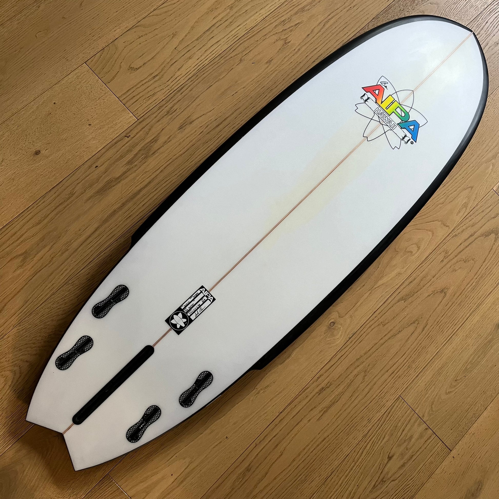 Aipa Da Kaiser 5'10" secondhand surfboard bottom view