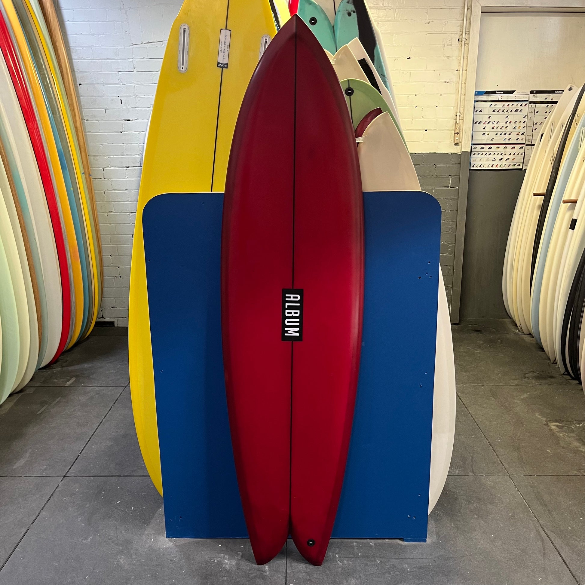 Album Moonstone 6'0" secondhand surfboard top view
