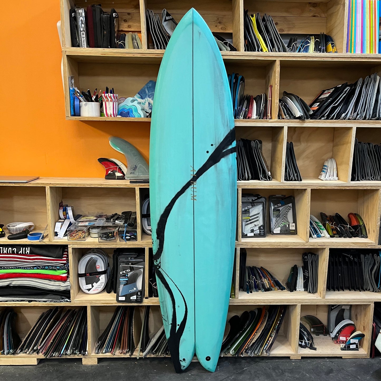 Album Moonstone 6'8" secondhand surfboard top view