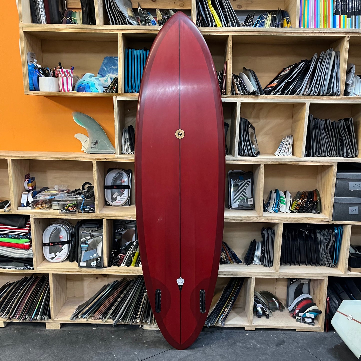 Album Plasmid 6'4" secondhand surfboard bottom view