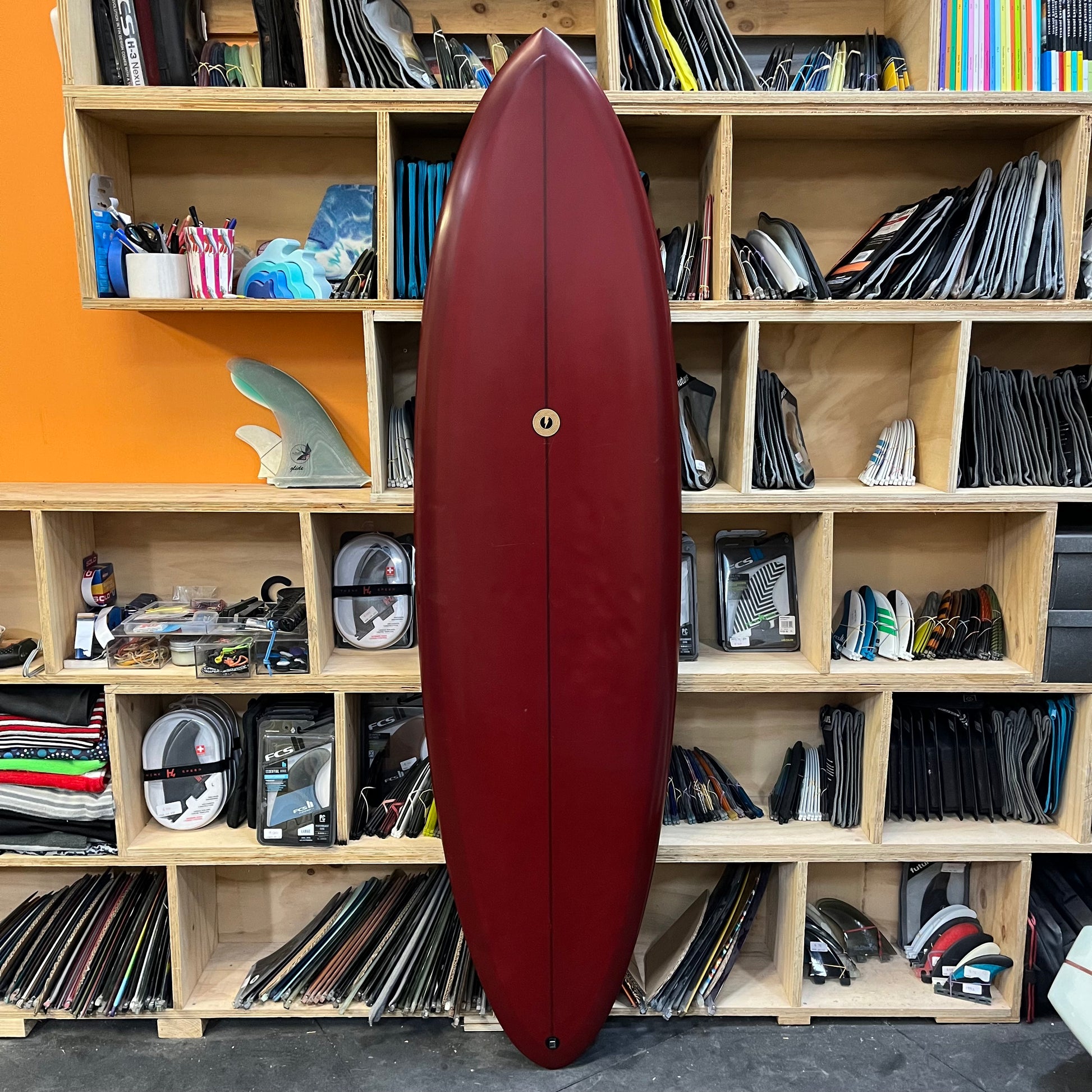 Album Plasmid 6'4" secondhand surfboard top view