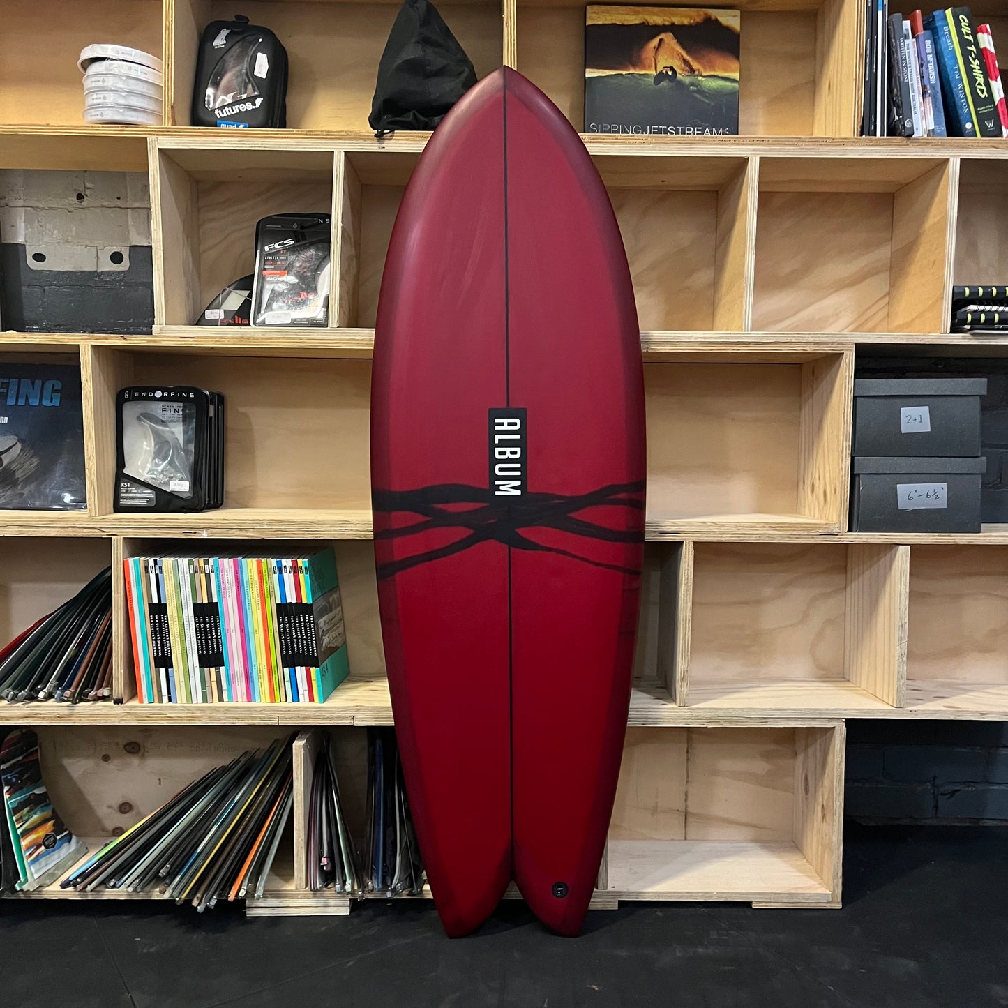 Album Sunstone 5'2" secondhand surfboard top view