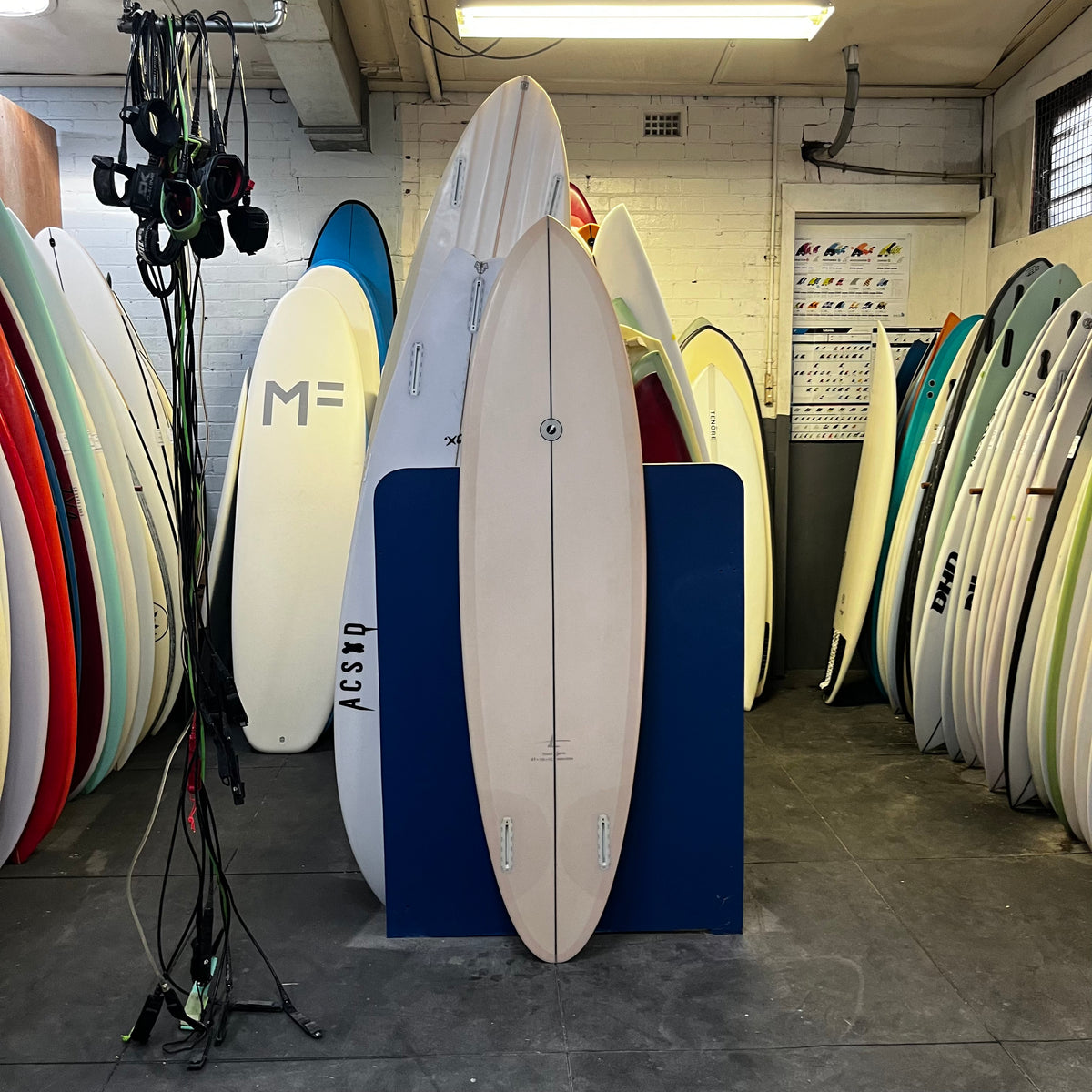 Album Townsend 6'8" secondhand surfboard bottom view