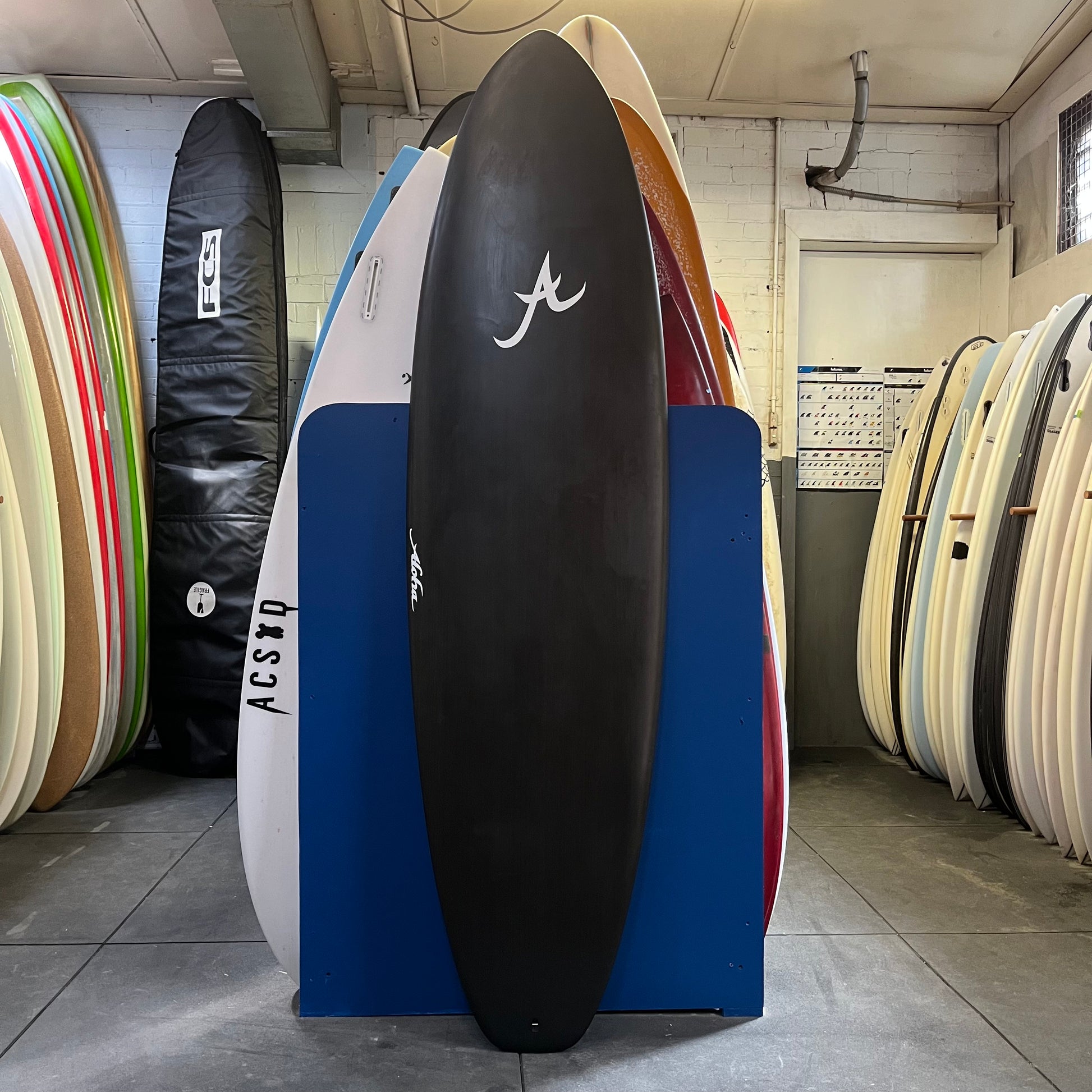 Aloha funzarell 6'10" secondhand surfboard top view