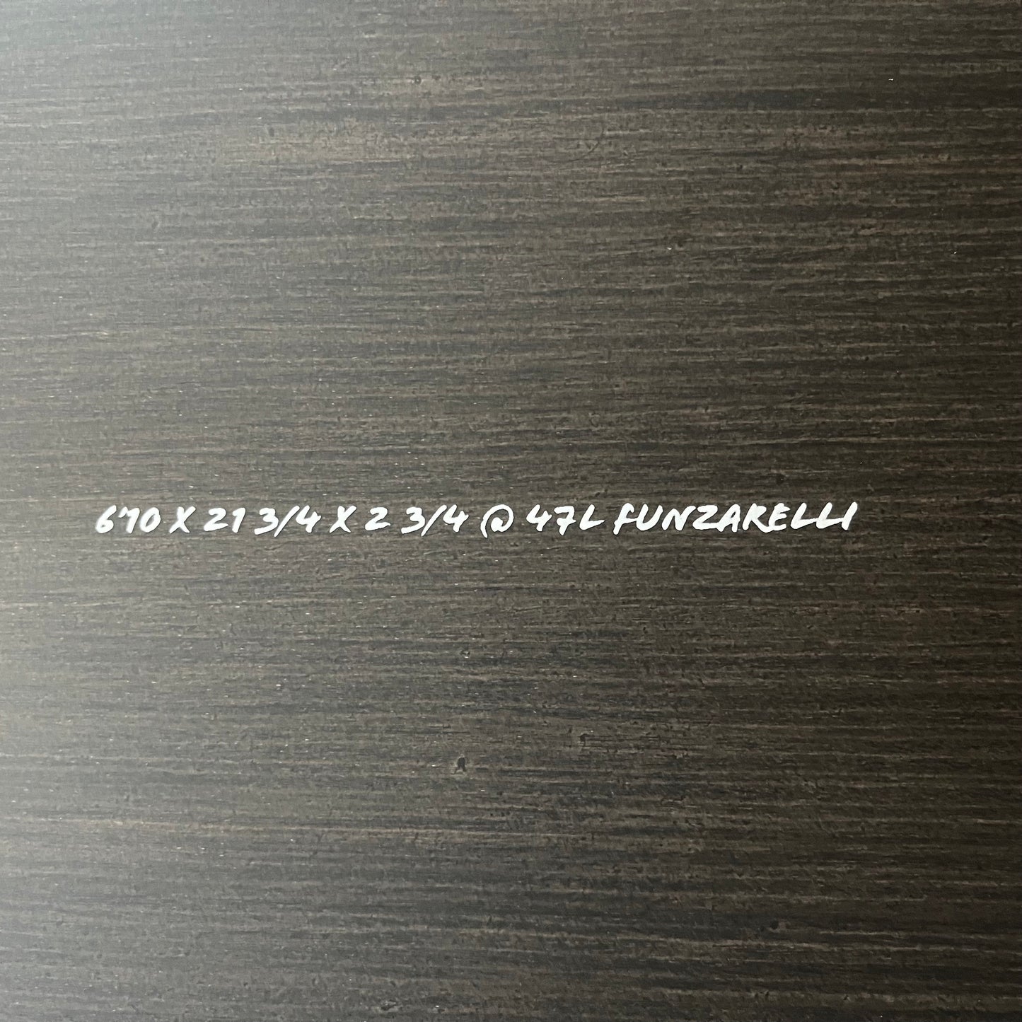 Aloha Funzarelli 6'10" secondhand surfboard dimensions