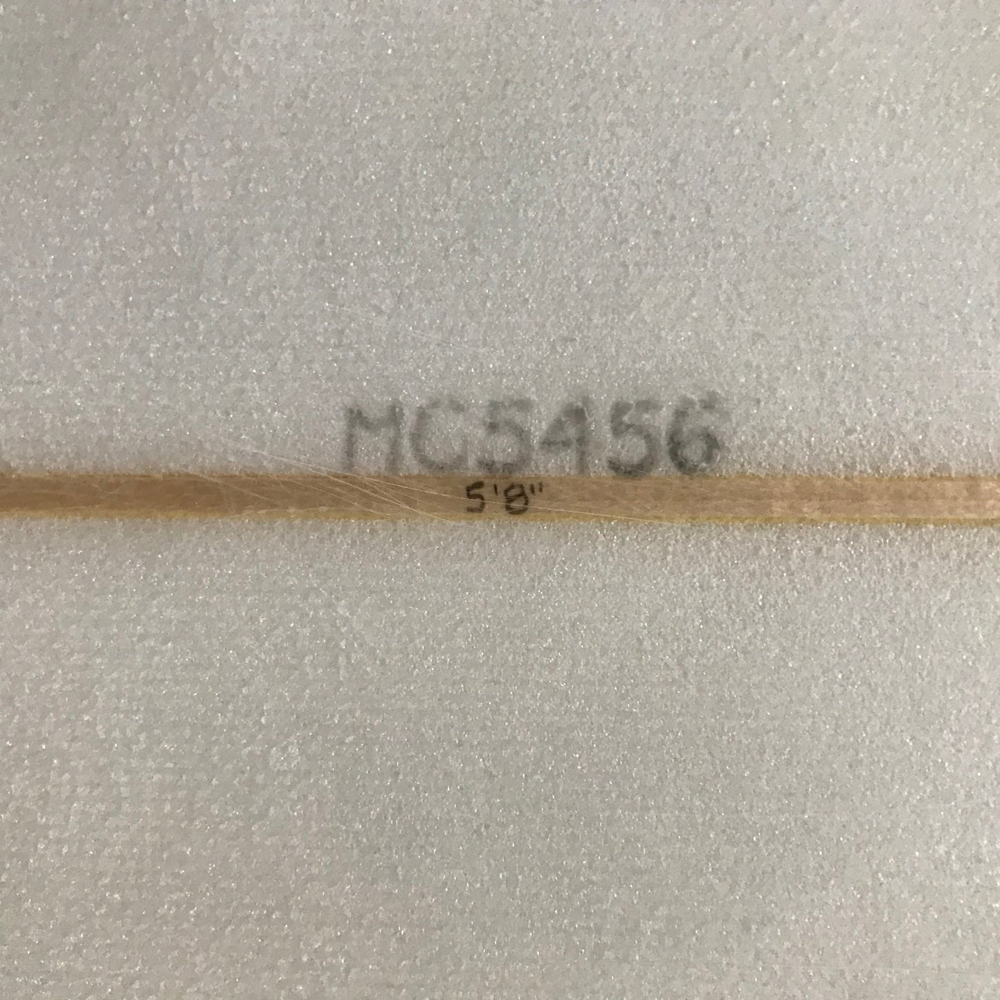 Bing Surfboards Dharma 2.0 5'8" secondhand surfboard dimensions close-up