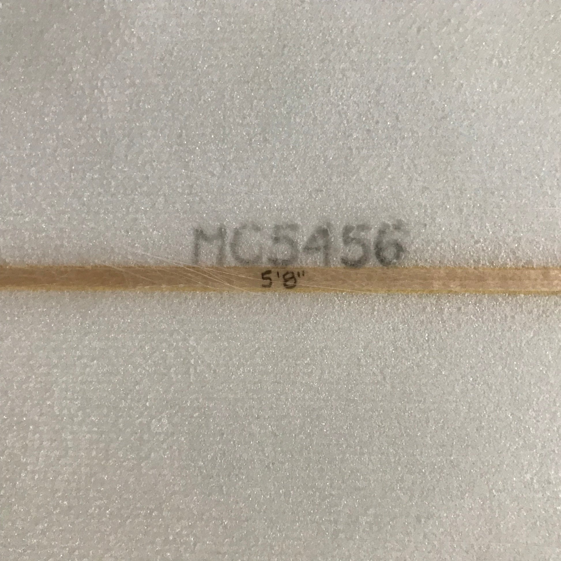 Bing Surfboards Dharma 2.0 5'8" secondhand surfboard dimensions close-up