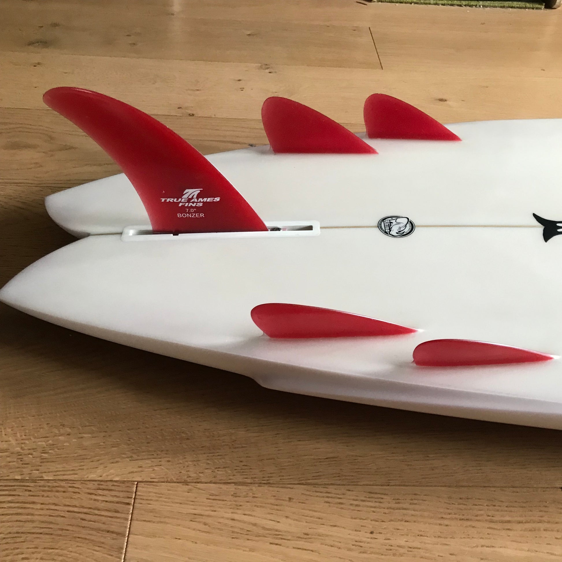 Campbell Bros Surfboards Octafish Bonzer 6'4" secondhand surfboard fins