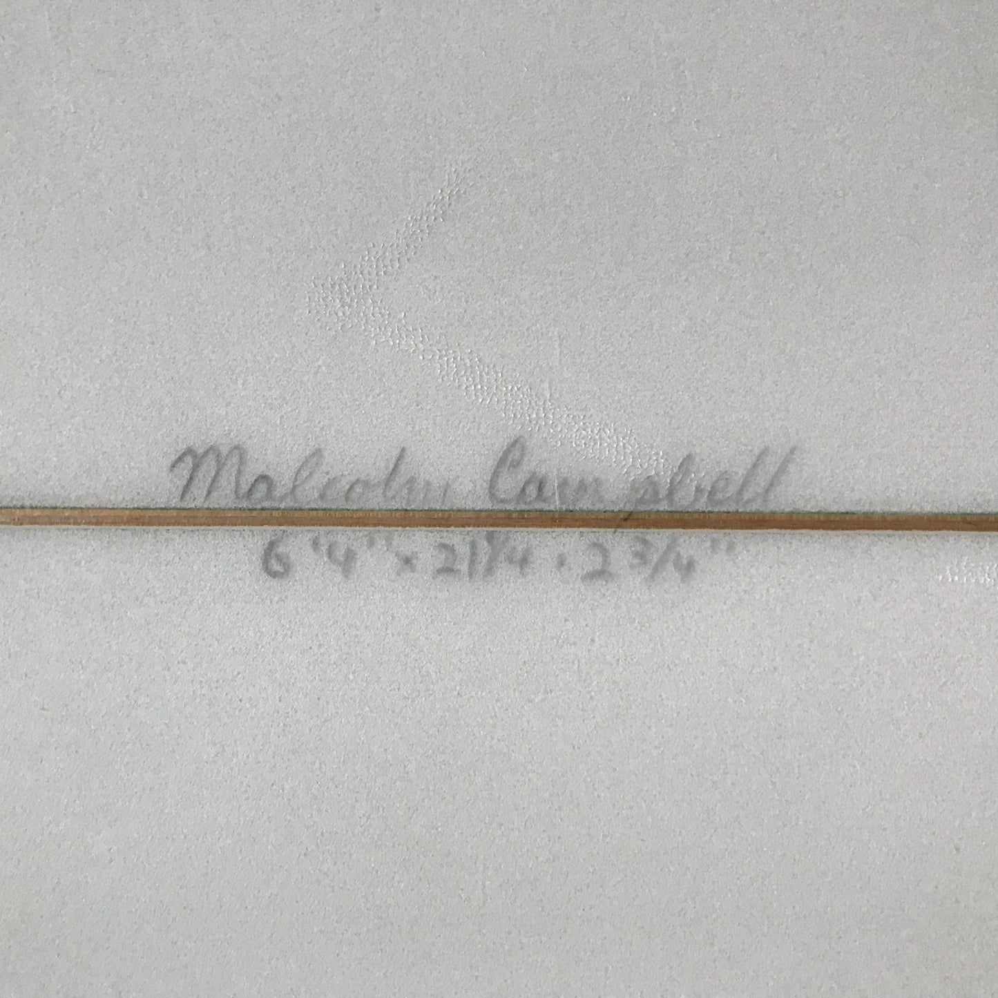 Campbell Bros Surfboards Octafish Bonzer 6'4" secondhand surfboard dimensions close-up