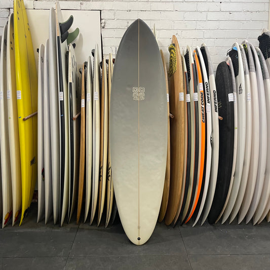 Campbell Brothers Speed Egg Bonzer 5 6'6" secondhand surfboard top view