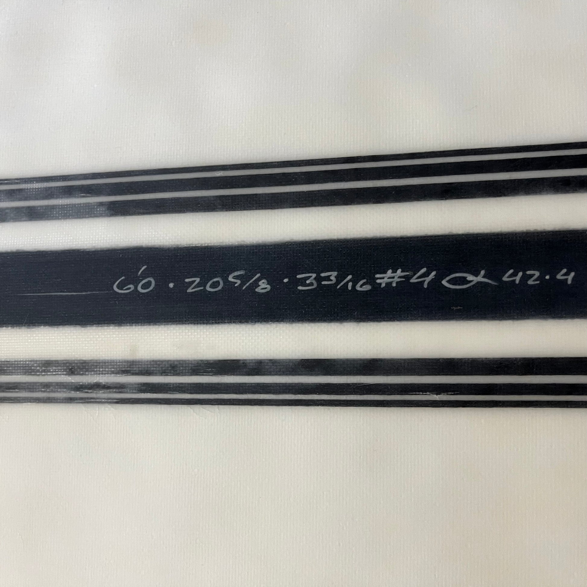 Channel Islands #4 6'0" secondhand surfboard top dimensions close-up