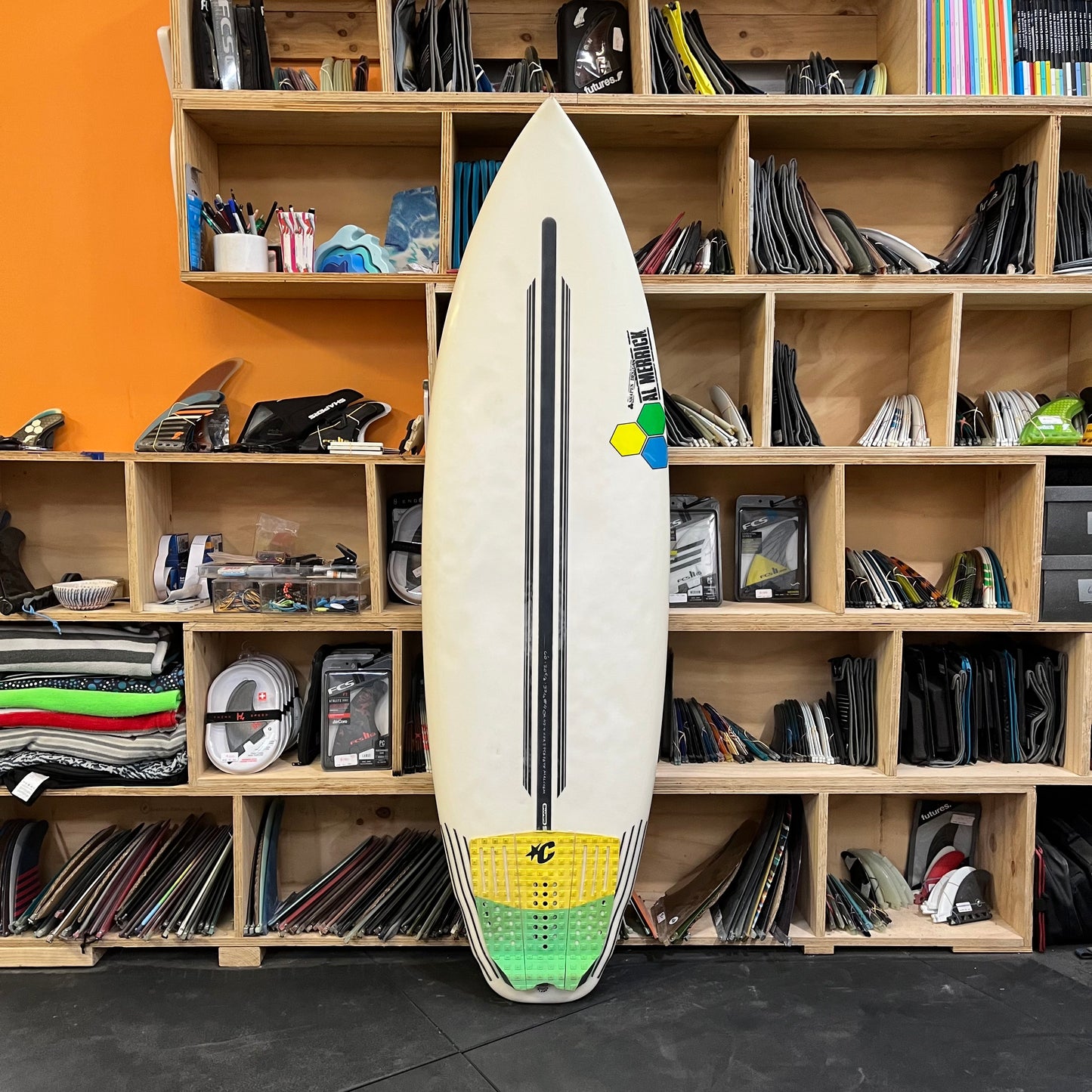Channel Islands #4 6'0" secondhand surfboard top view
