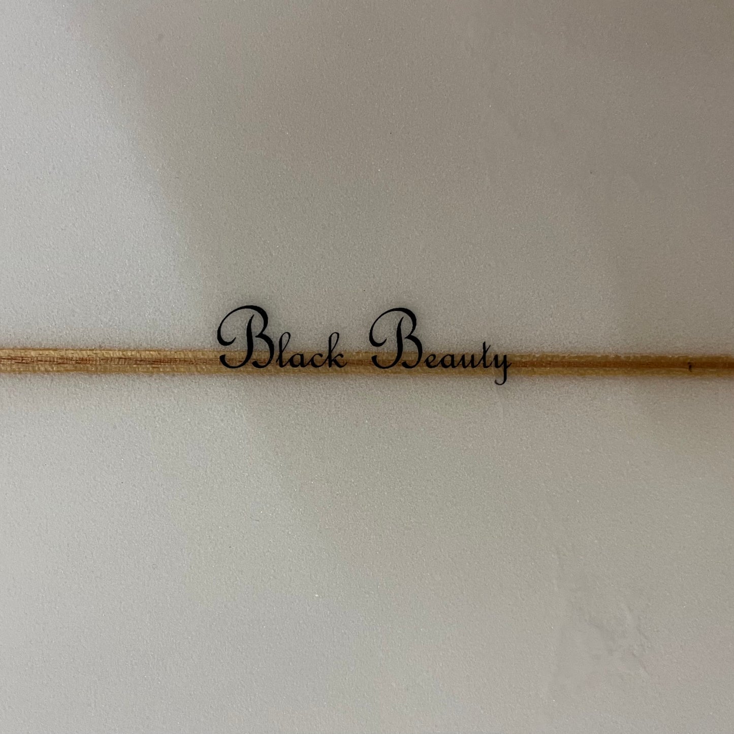 Channel Islands Black Beauty 6'9" secondhand surfboard model logo close-up