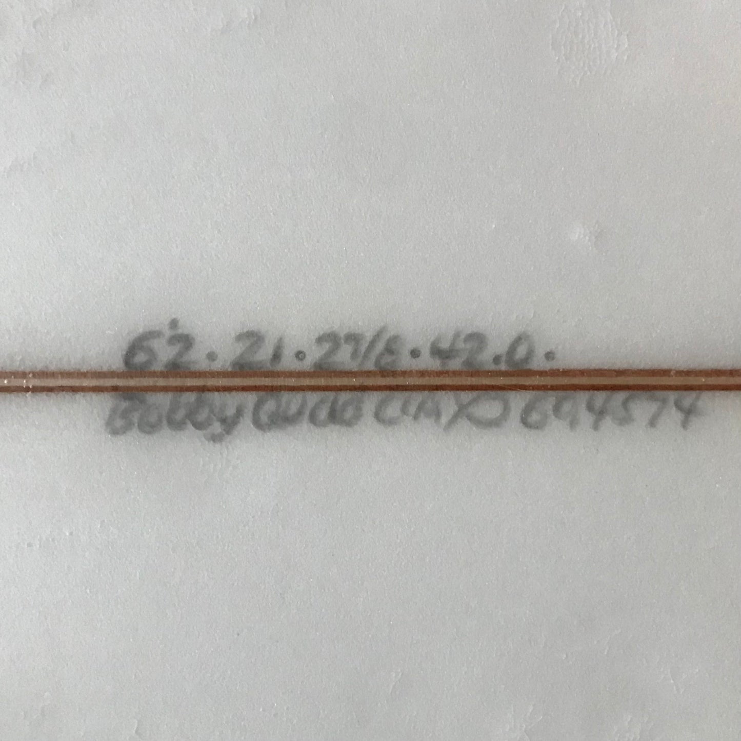 Channel Islands Bobby Quad 6'2" secondhand surfboard dimensions close-up