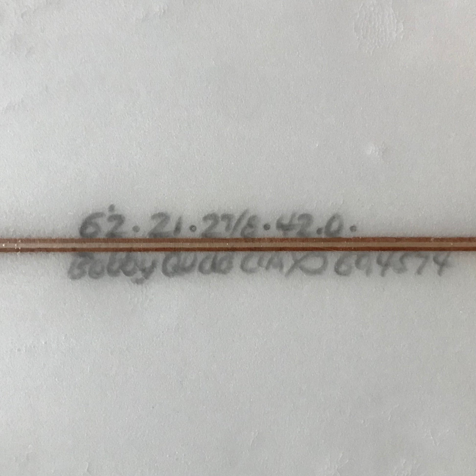 Channel Islands Bobby Quad 6'2" secondhand surfboard dimensions close-up