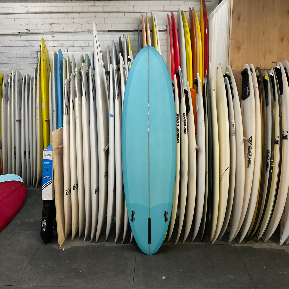 Channel Islands CI Mid 6'8" secondhand surfboard front view