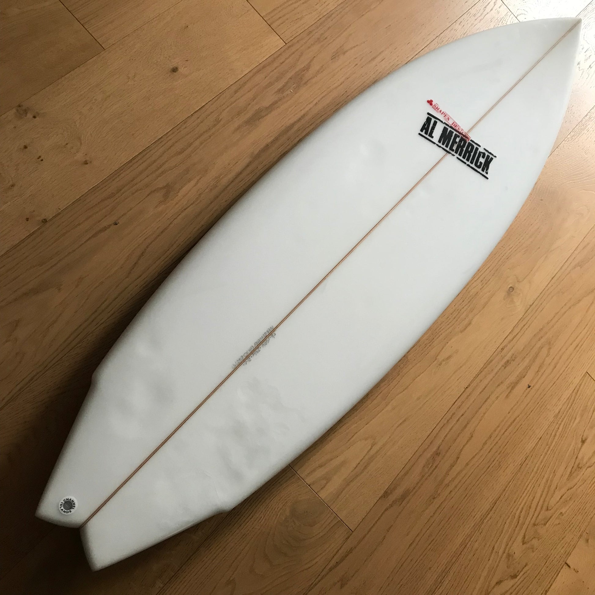 Channel Islands Free Scrubber 5'8" secondhand surfboard top view