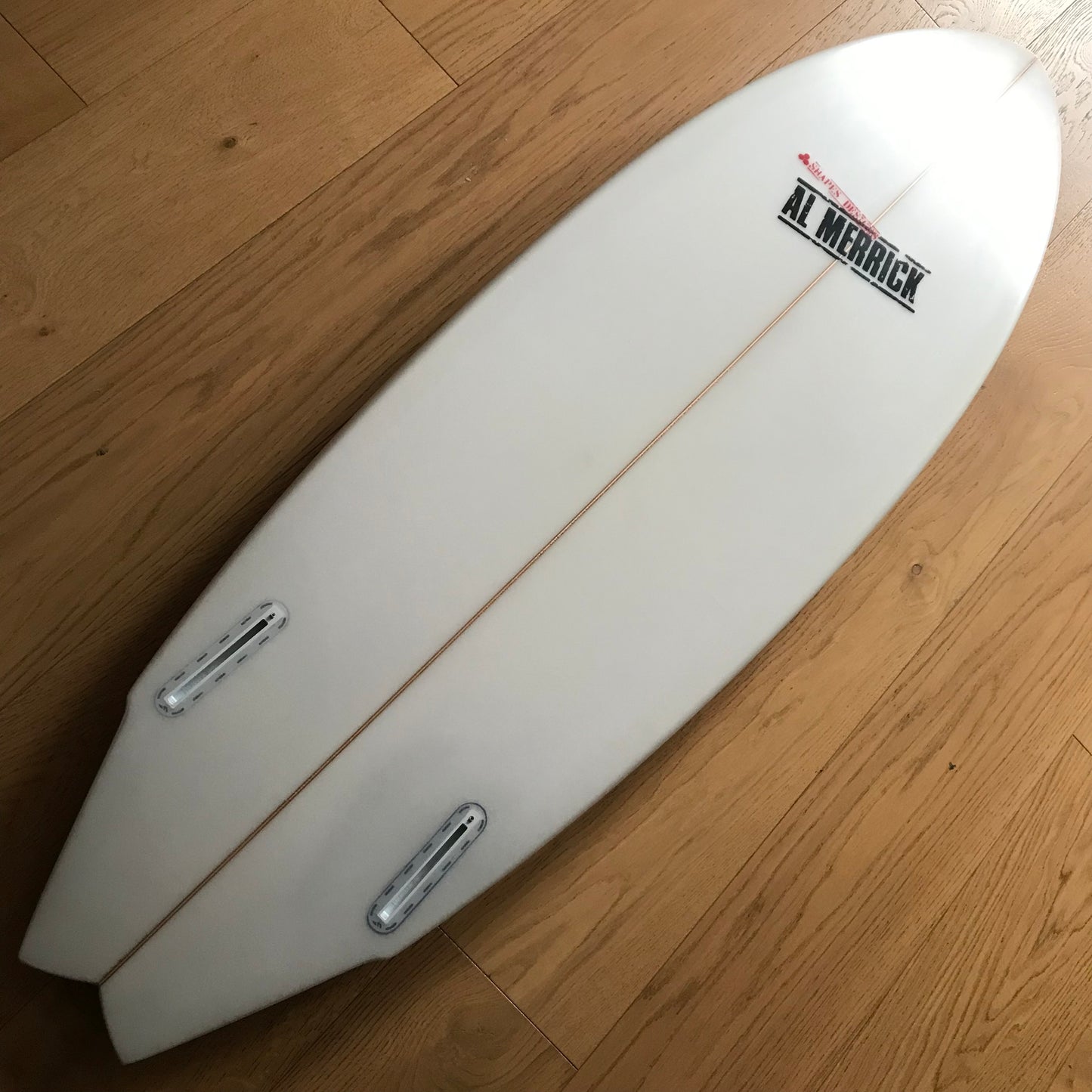 Channel Islands Free Scrubber 5'8" secondhand surfboard bottom view