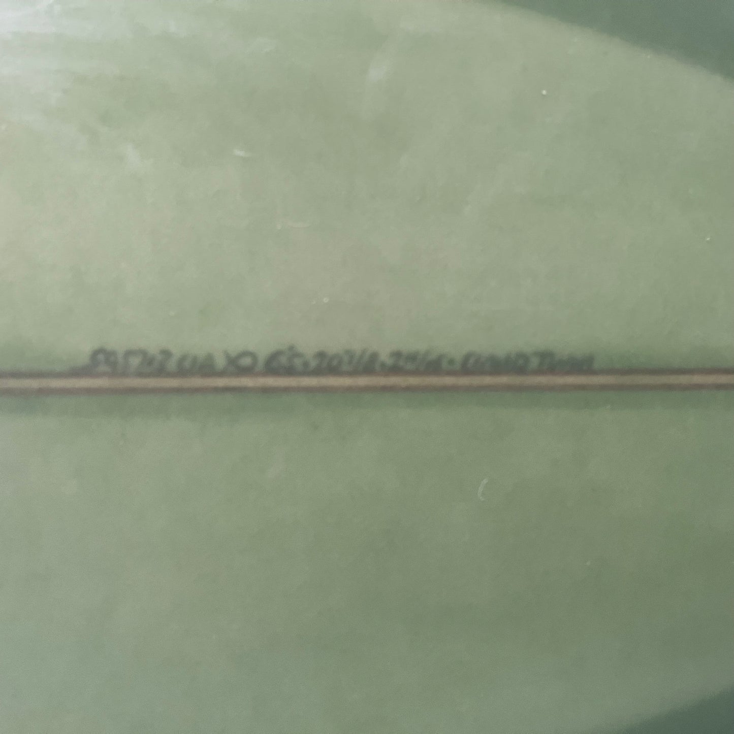 Channel Islands mid twin 6'5" secondhand surfboard dimensions close-up