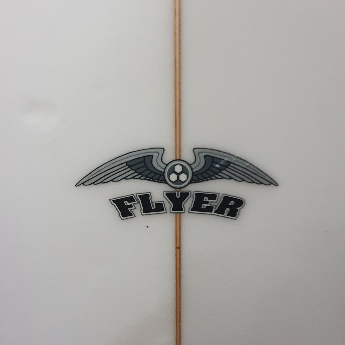 Channel Islands OG Flyer 6'0" secondhand surfboard model logo close-up