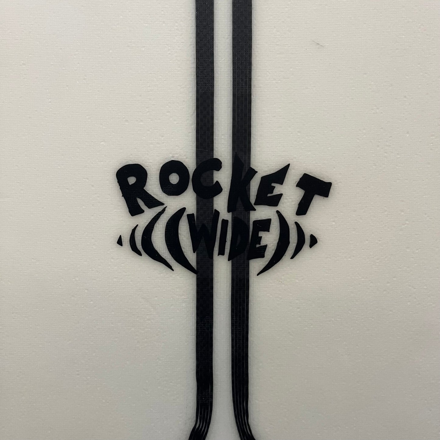 Channel Islands Rocket Wide 5'10" secondhand surfboard mode logo close-up