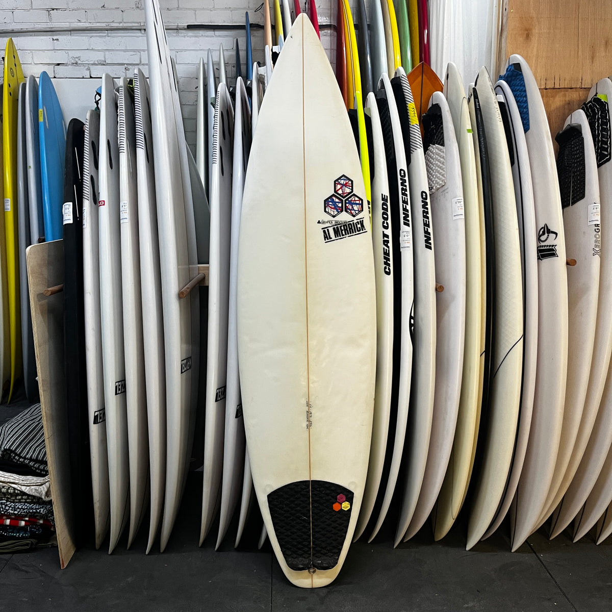 Channel Islands The Rookie 6'4" secondhand surfboard top view