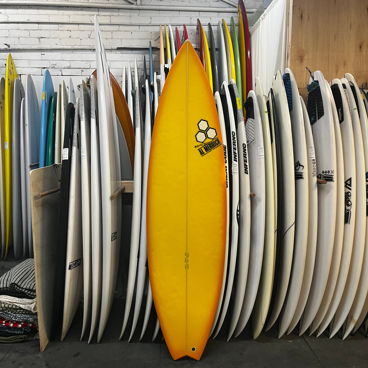 Channel Islands The Whip 6'6" secondhand surfboard top view