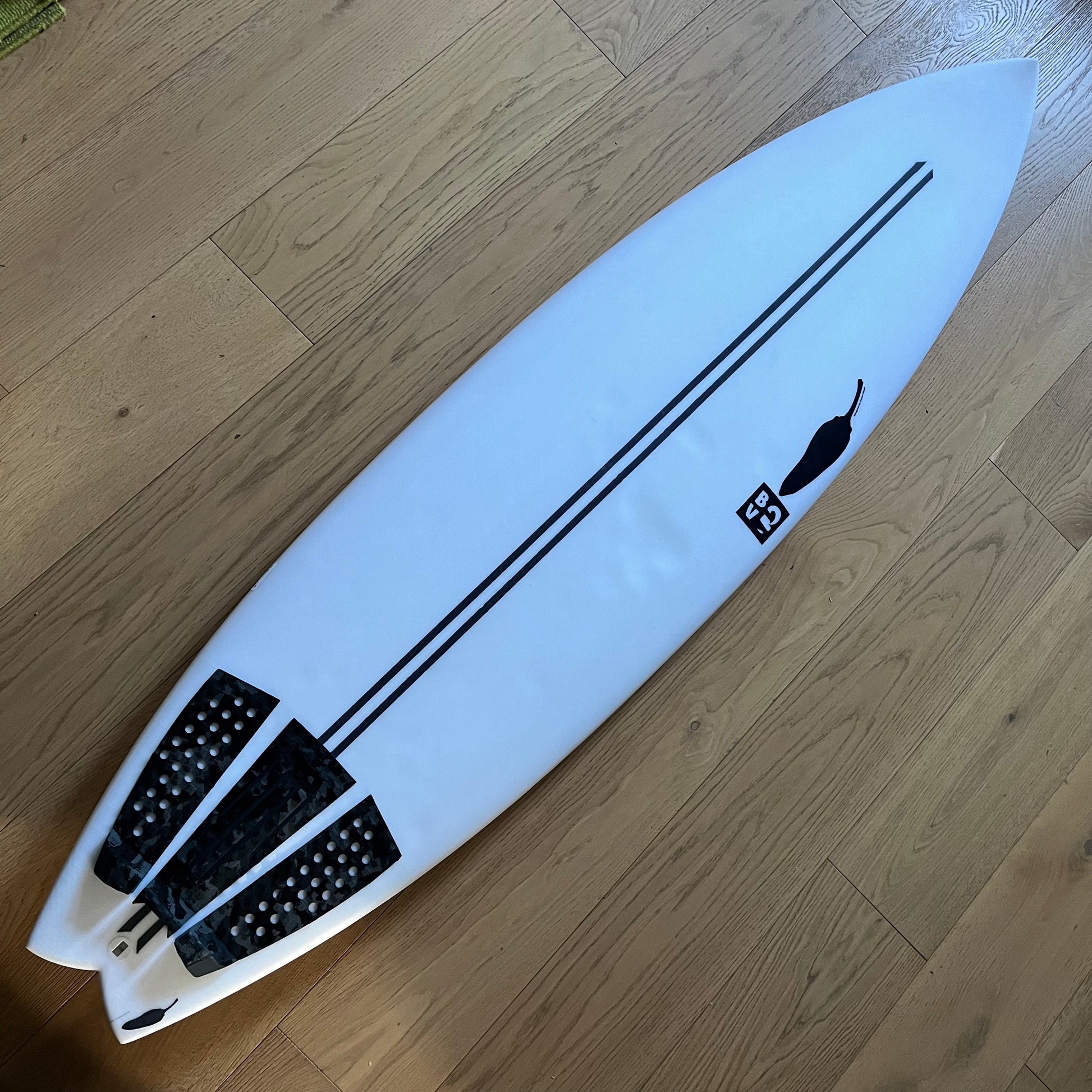 Chilli BV2 TT 6'6" secondhand surfboard top view
