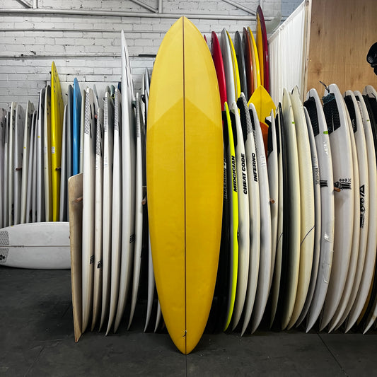Christenson C-Bucket 7'6" secondhand surfboard top view