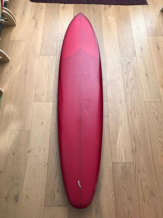 Christenson Flat Tracker 2 8'0" secondhand surfboard top view