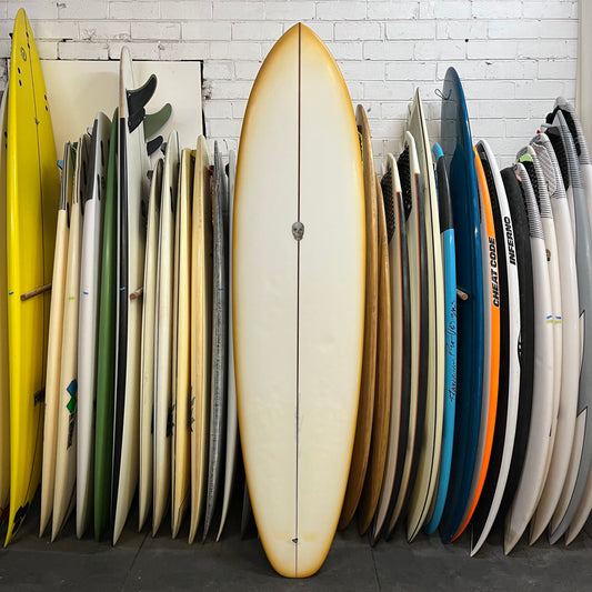 Christenson Flat Tracker 2 7'2" secondhand surfboard top view