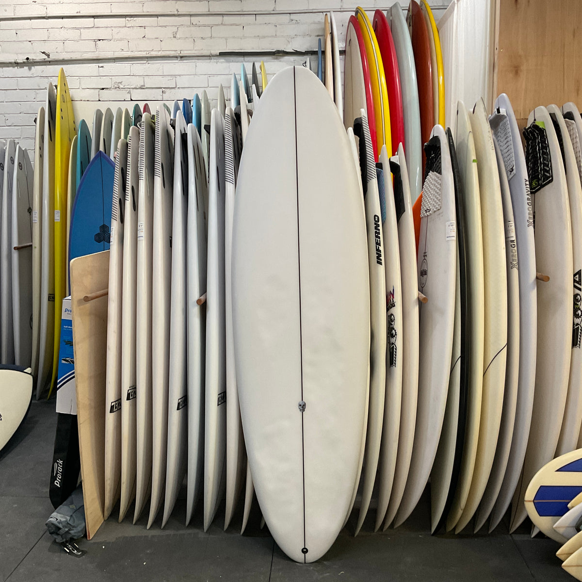 Christenson Hole Shot 2.0 6'4" secondhand surfboards top view