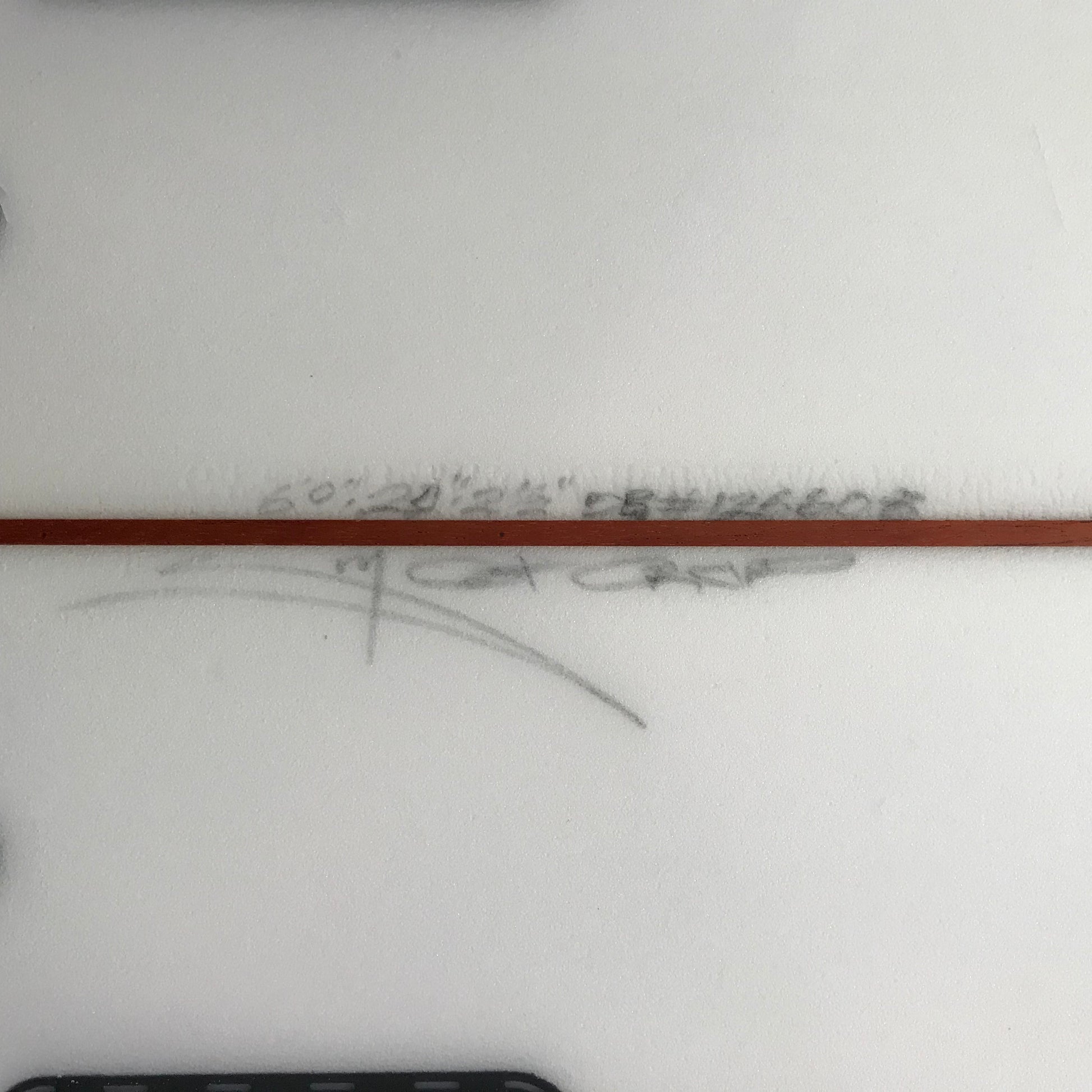 Christenson Nautilus 6'0" secondhand surfboard dimensions close-up