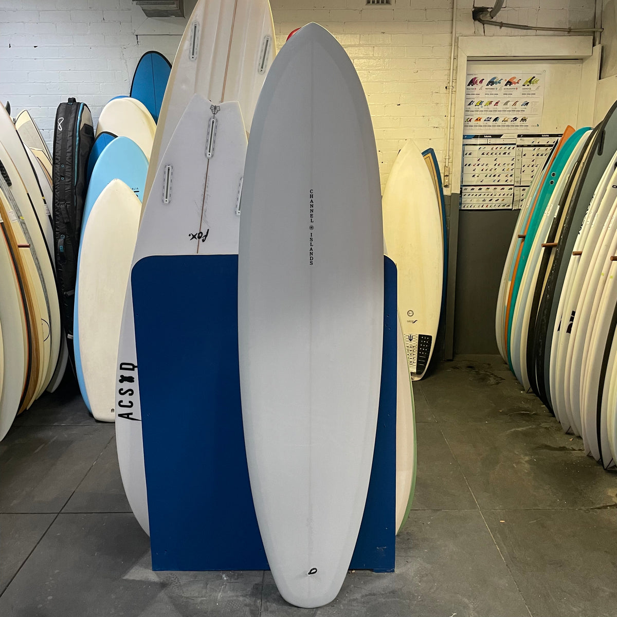 CI Tri Plane Hull 6'11" secondhand surfboard top view