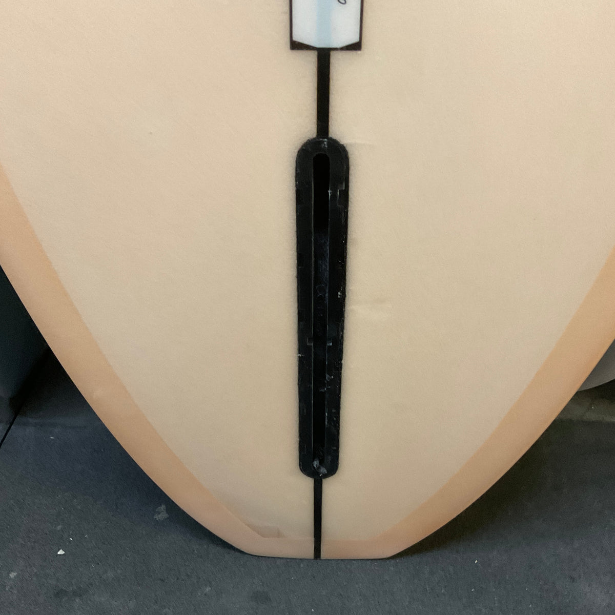 Coco Serendipity 9'0" secondhand surfboard fin box close-up
