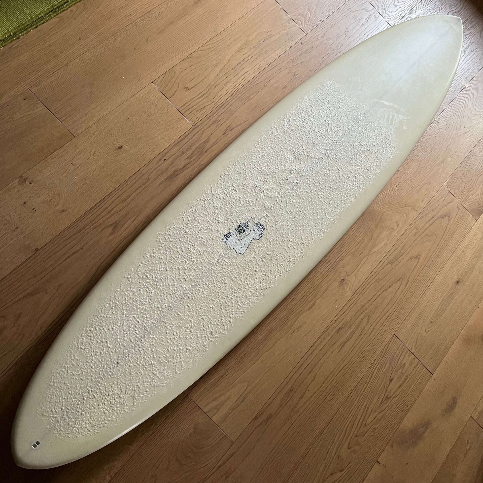 Corey Graham Shapes Channeled twin pin 8'0" secondhand surfboard top view