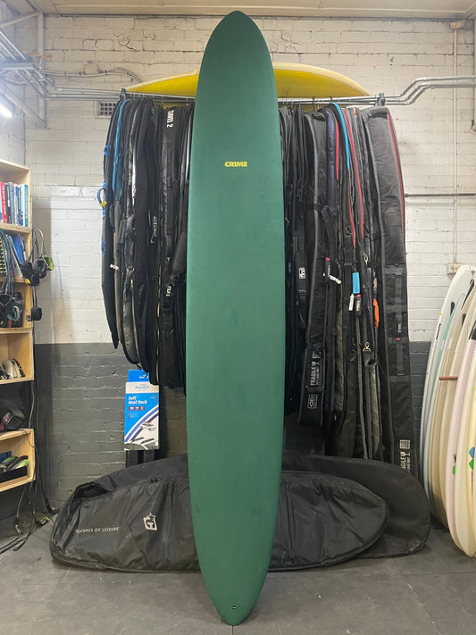 Crime Glider 12'1" secondhand surfboard top view