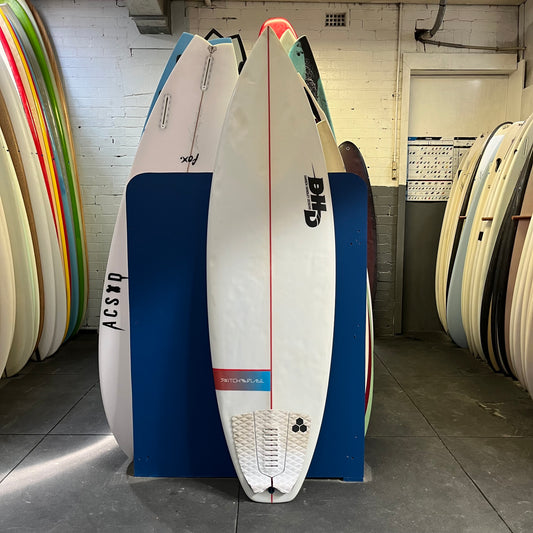 DHD Switchblade 6'2" secondhand surfboard top view