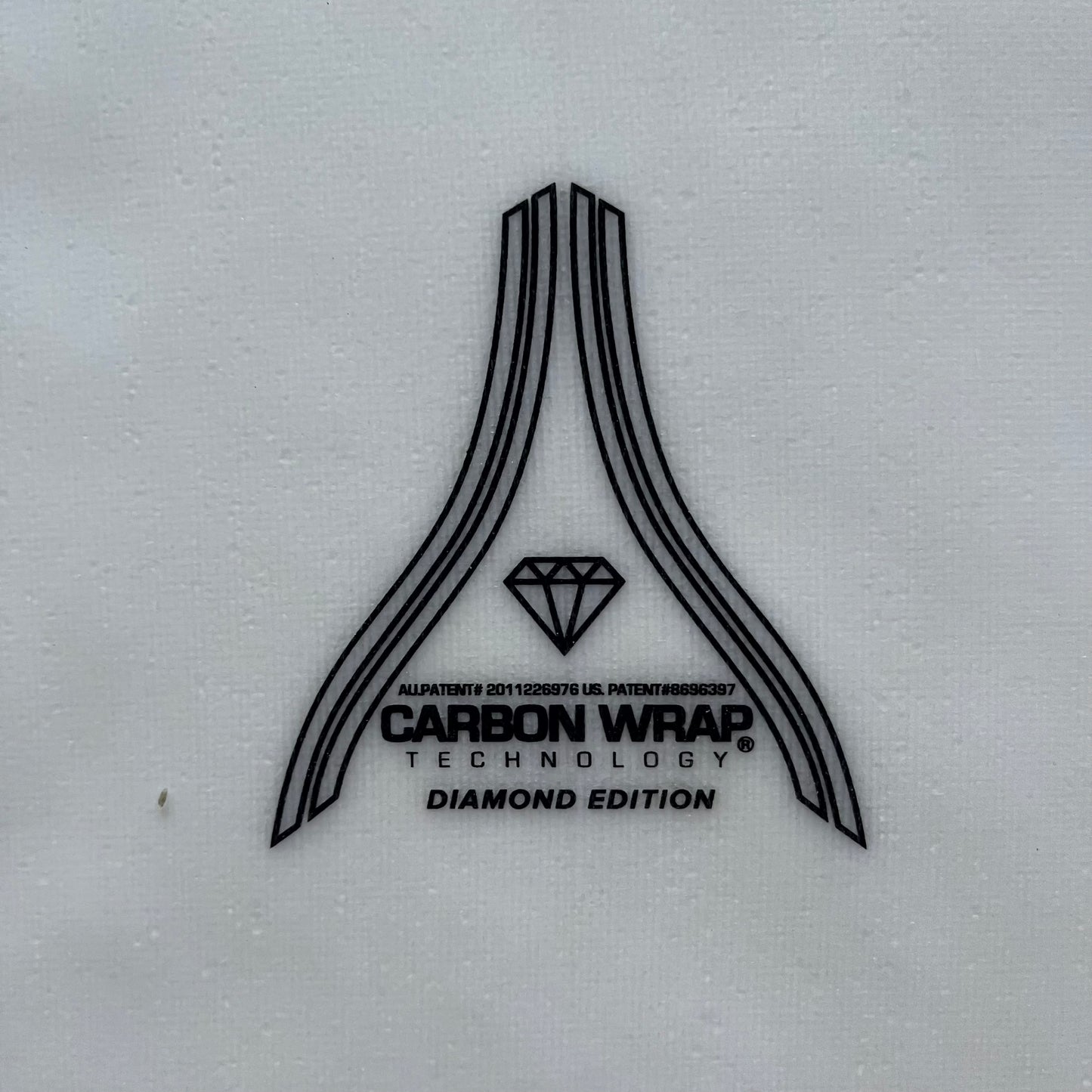 DMS Fish 5'8" secondhand surfboard construction close-up