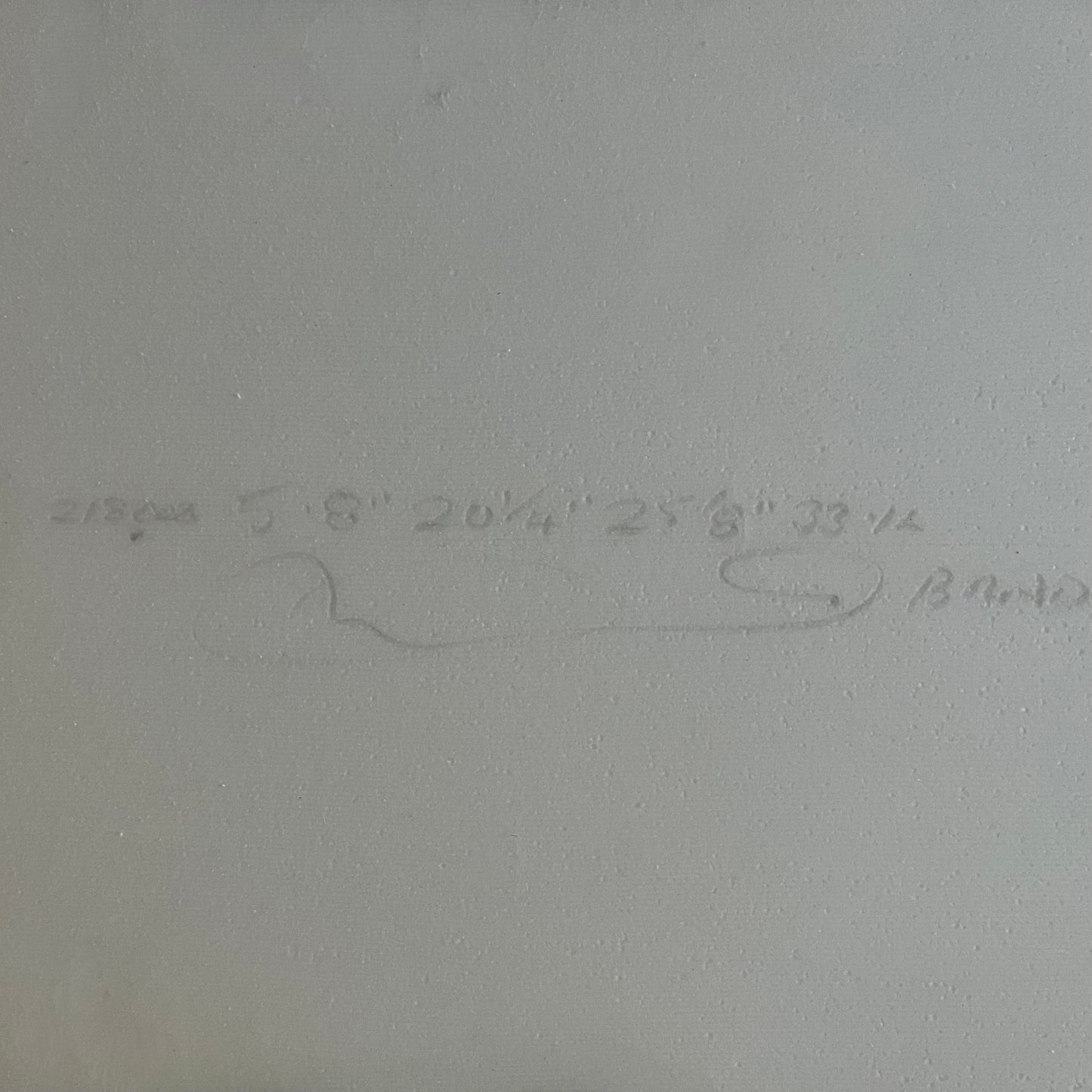 DMS Fish 5'8" secondhand surfboard dimensions close-up