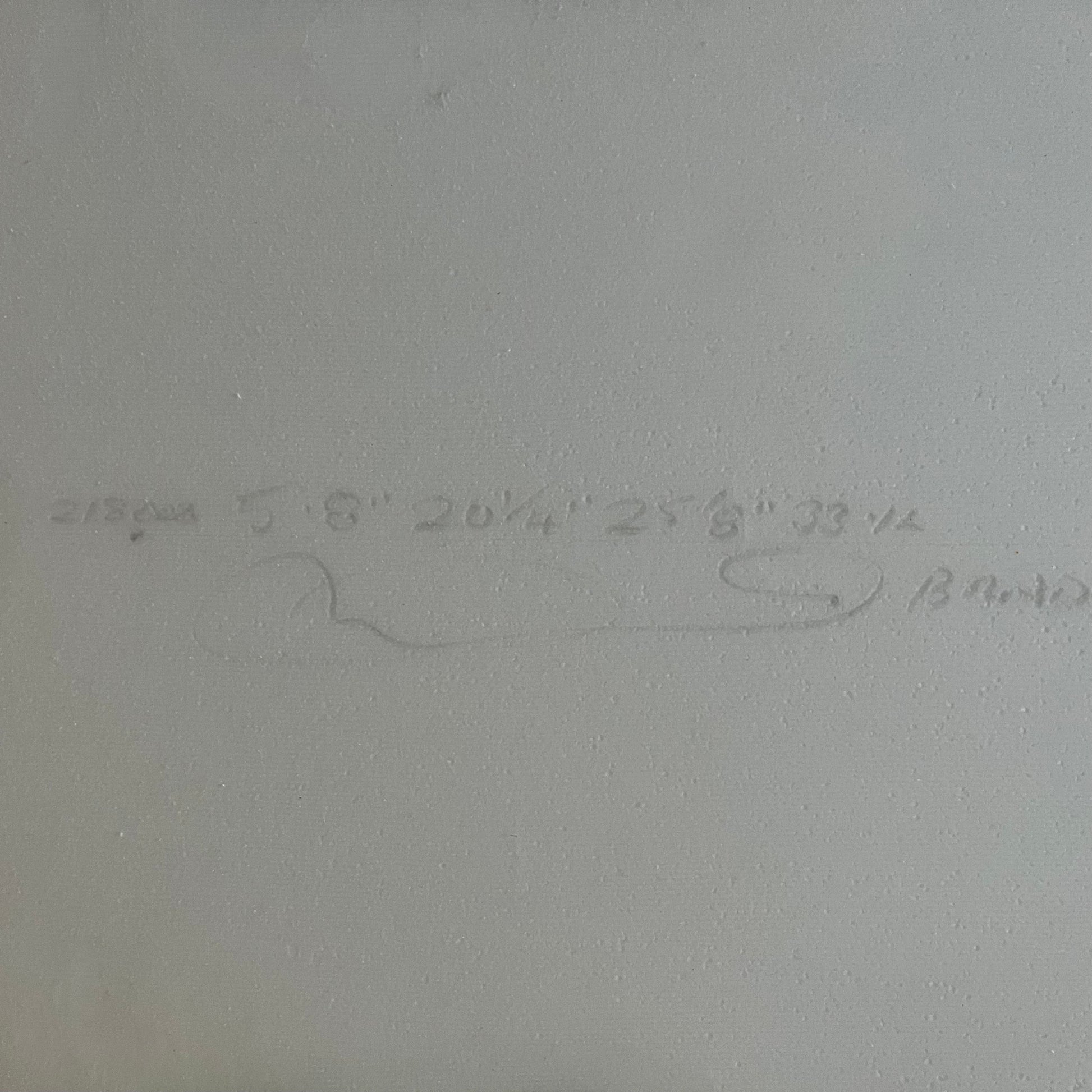 DMS Fish 5'8" secondhand surfboard dimensions close-up