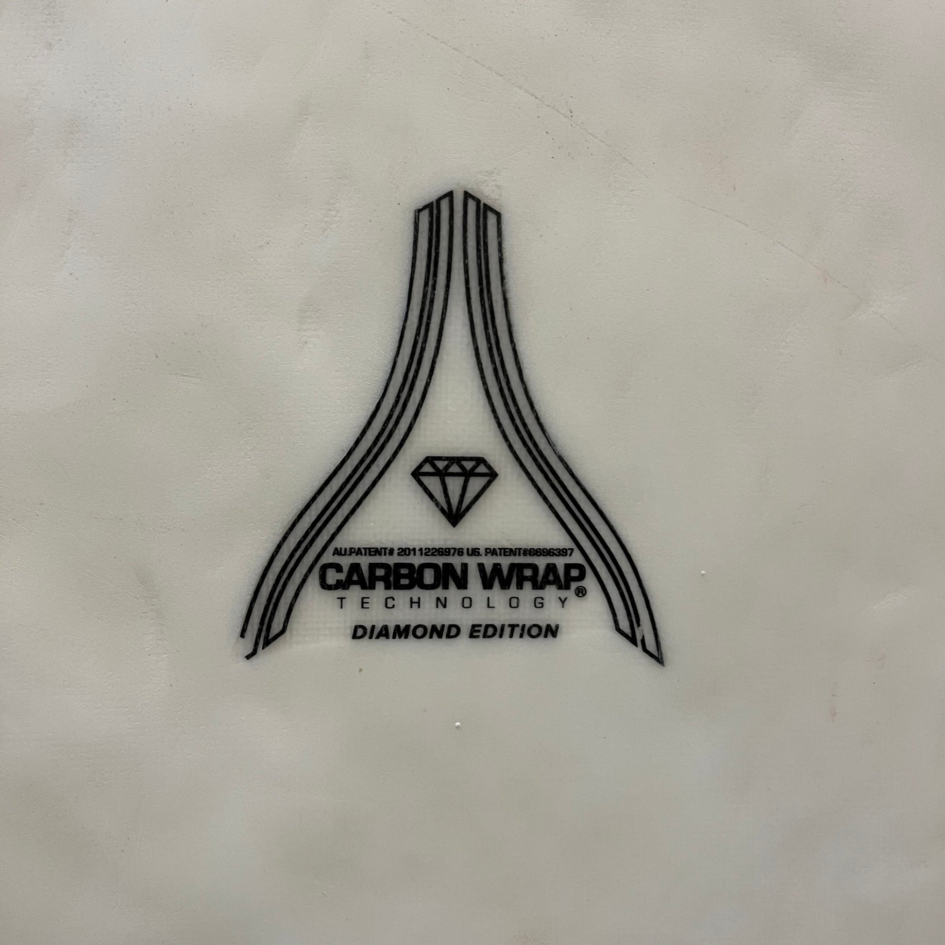 DMS Popo 5'9" secondhand surfboard construction close-up