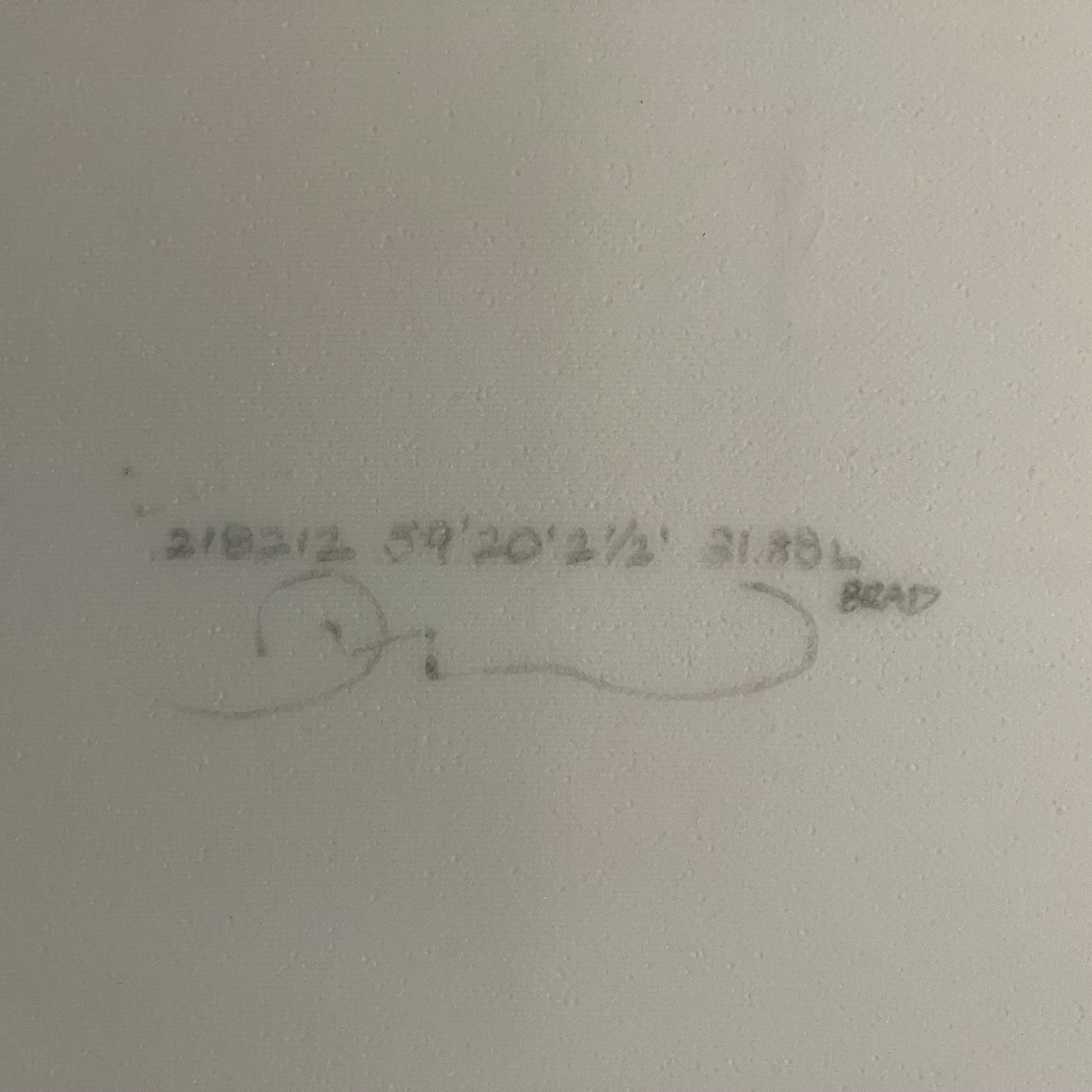 DMS Popo 5'9" secondhand surfboard dimensions close-up