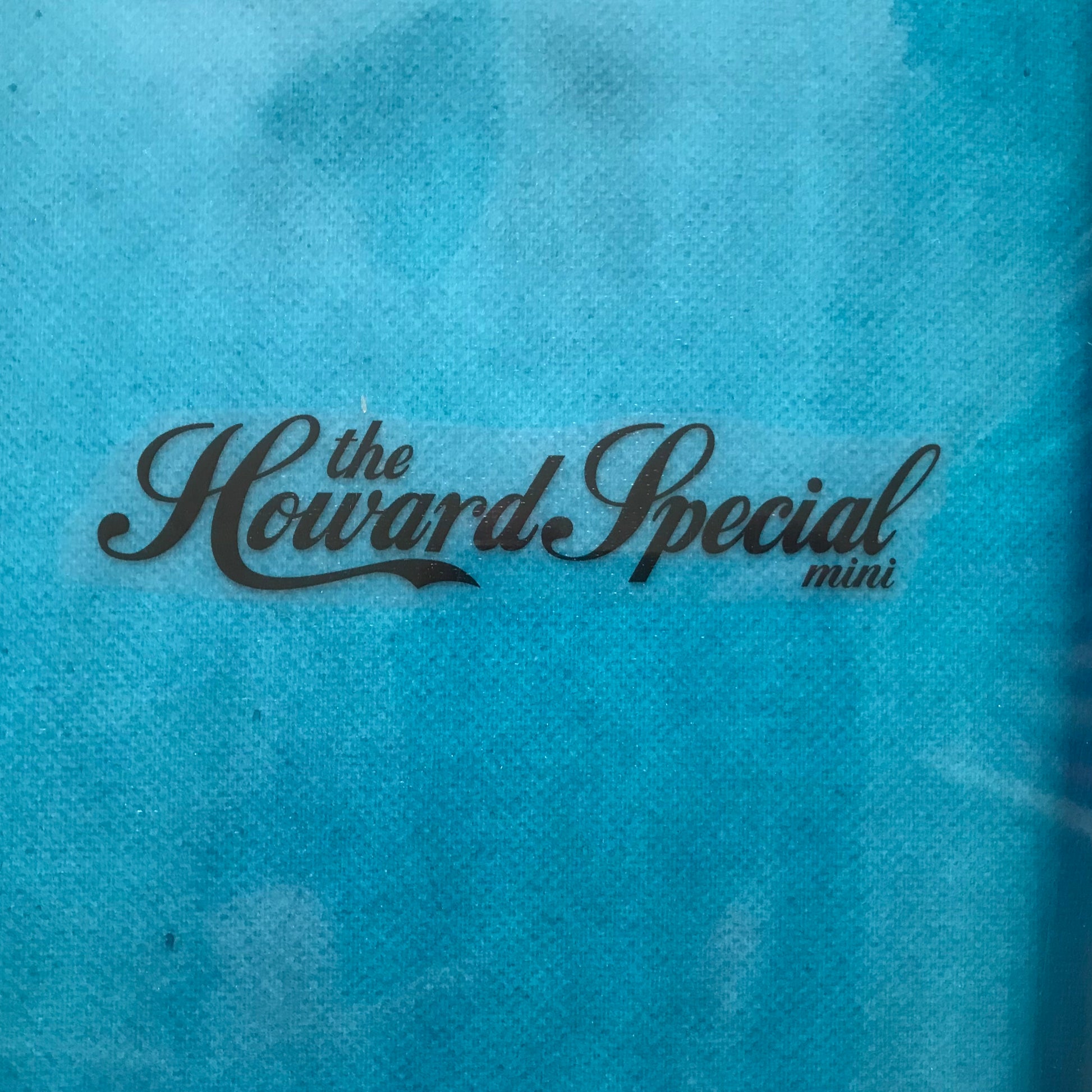 Donald Takayama Howard Special Mini 7'0" secondhand surfboard model logo close-up