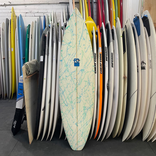 FCD Octo 6'0" secondhand surfboards top view