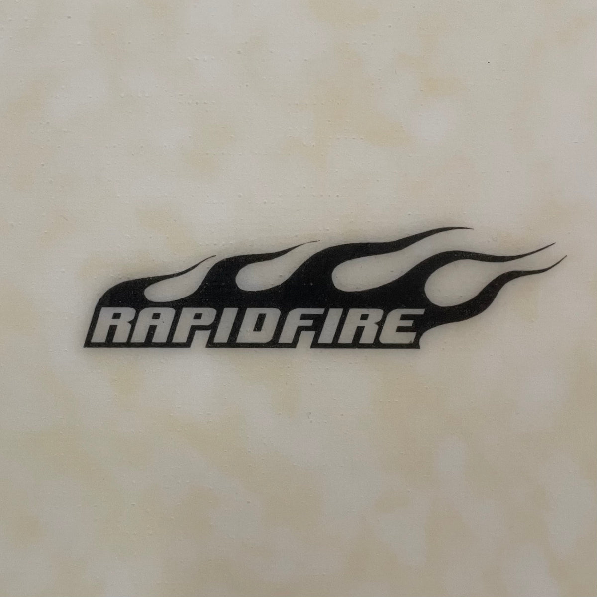 Firewire baked potato 5'7" secondhand surfboard construction close-up