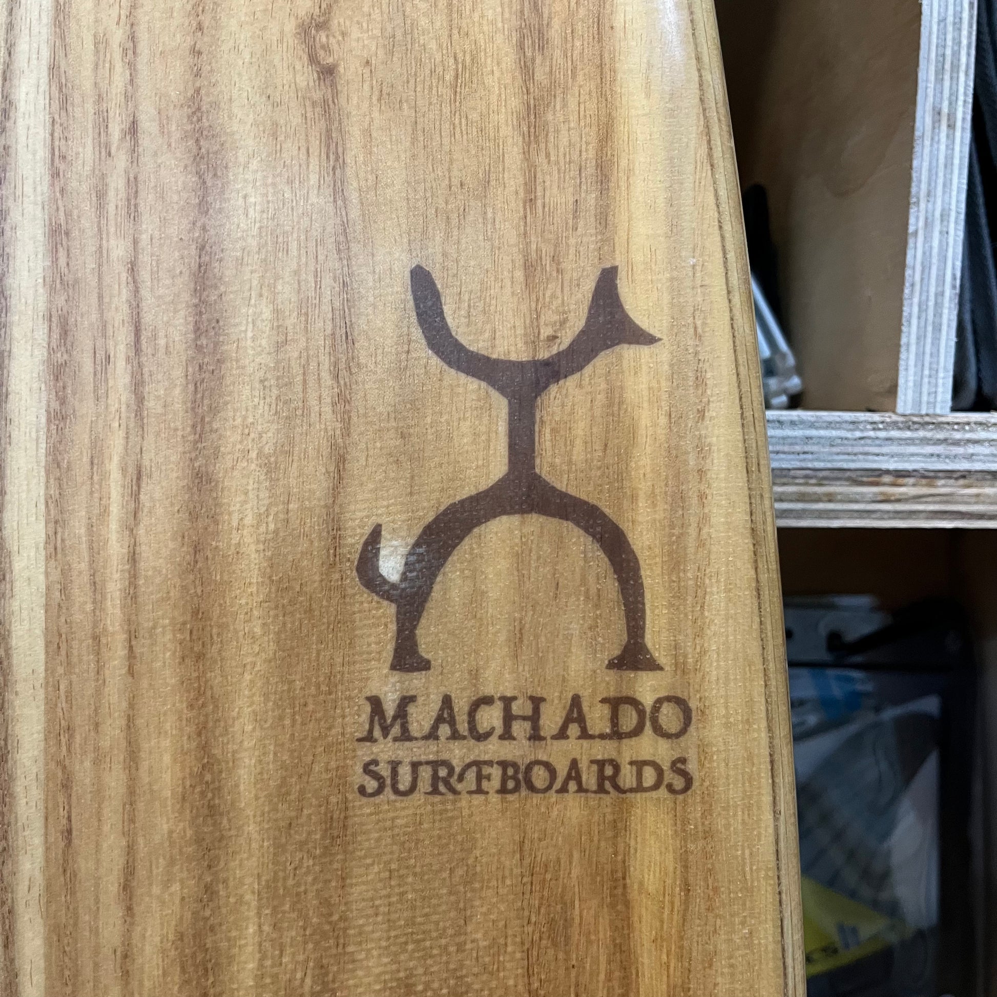 Firewire Creeper 5'6" secondhand surfboard model logo close-up